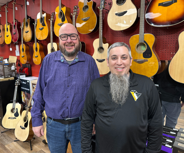NAMM Dealer of the Year Brighton Music Center Owners Richard Schiemer and Brad Wittmer