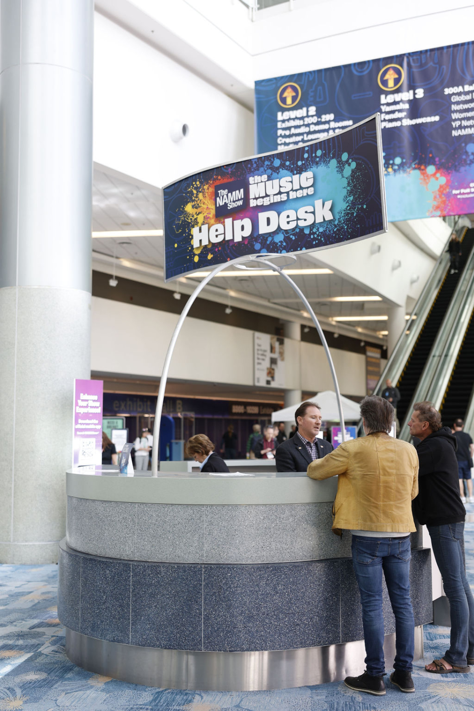 NAMM Show Help Desk