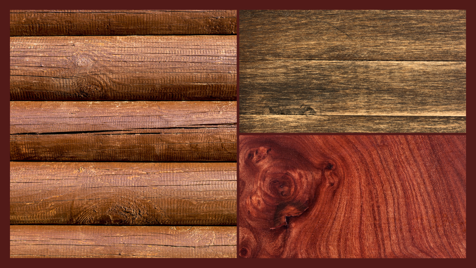 different types of wood